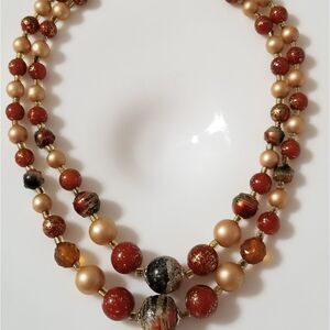 Vintage Double Strand Necklace